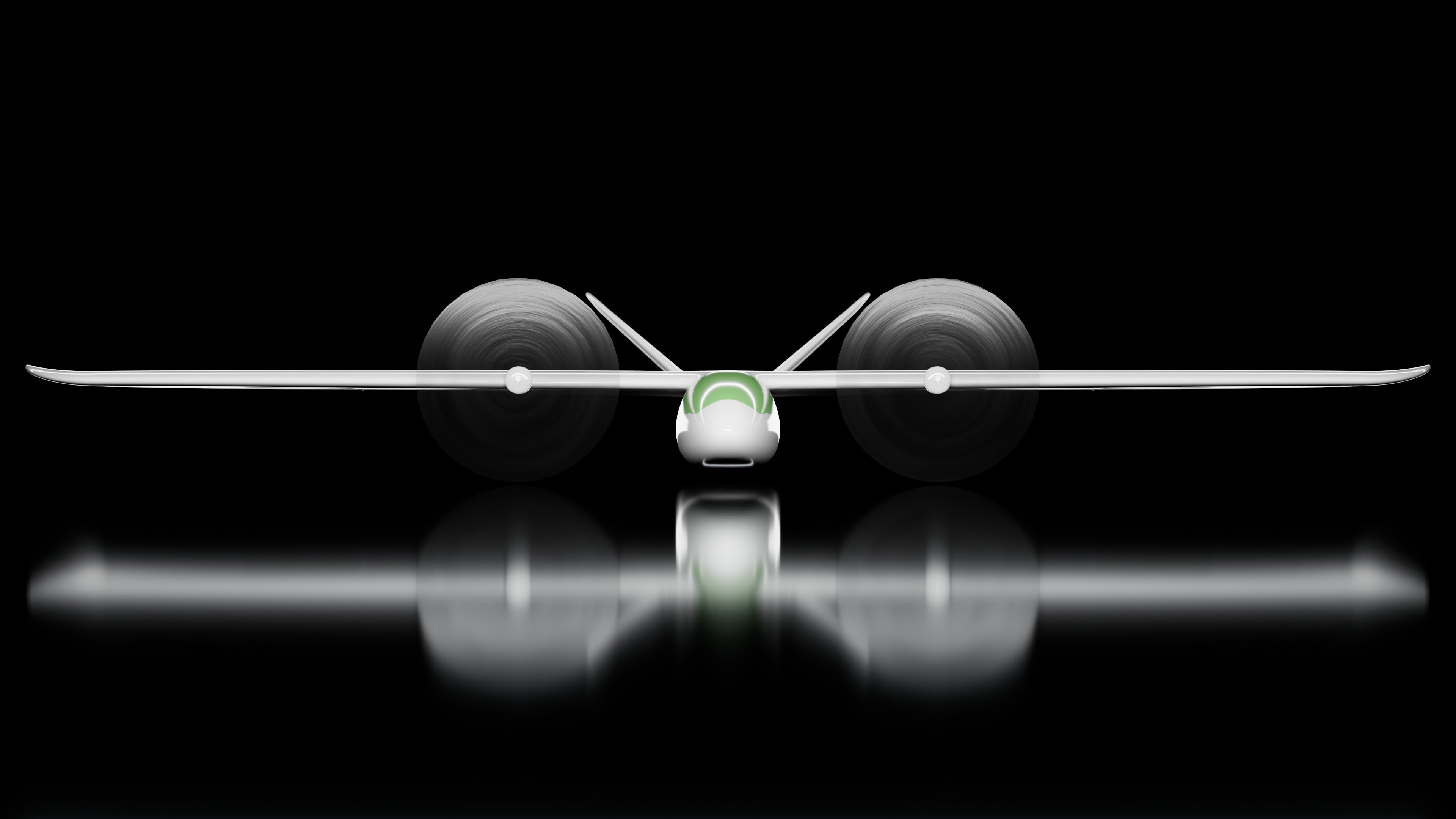 AeroForest drone in flight over reforestation terrain